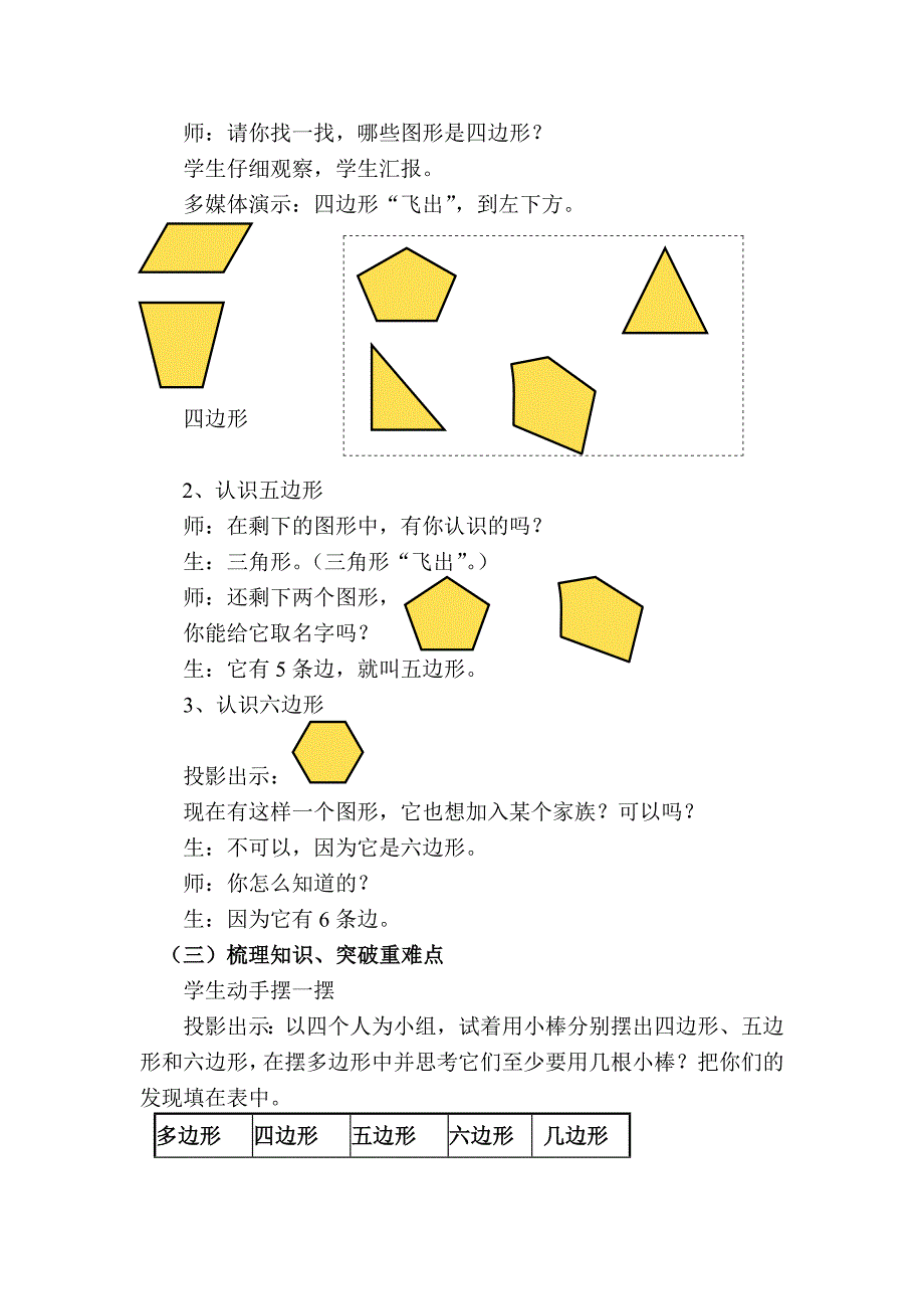 《认识多边形》教学设计.doc_第3页