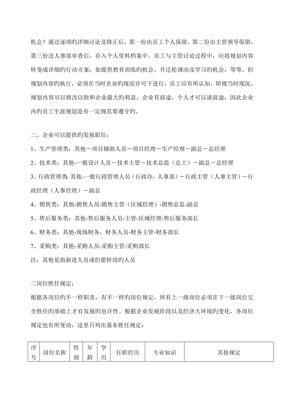 环亚公司员工职业生涯规划与设计方案_第3页