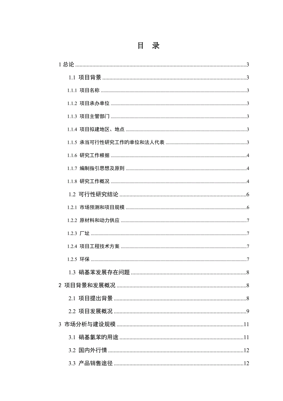 “混酸硝化氯苯制备(5000吨年)混合硝基氯苯”项目可行性研究报告_第2页