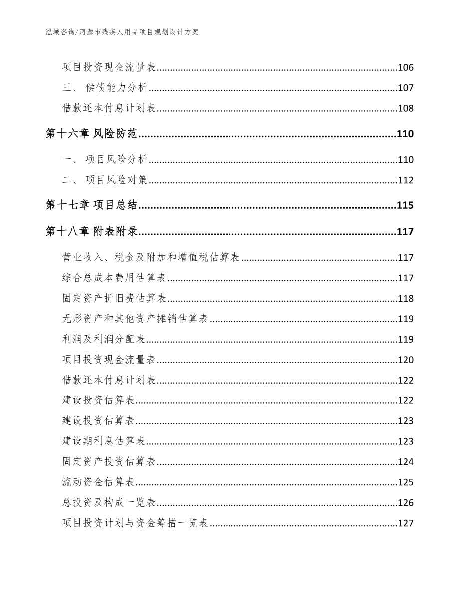 河源市残疾人用品项目规划设计_第5页