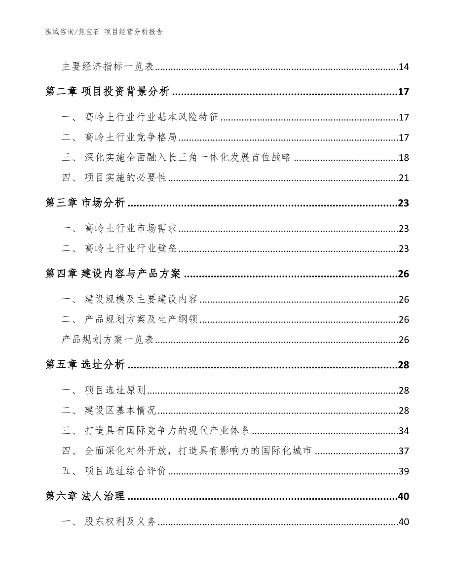 焦宝石 项目经营分析报告_第4页