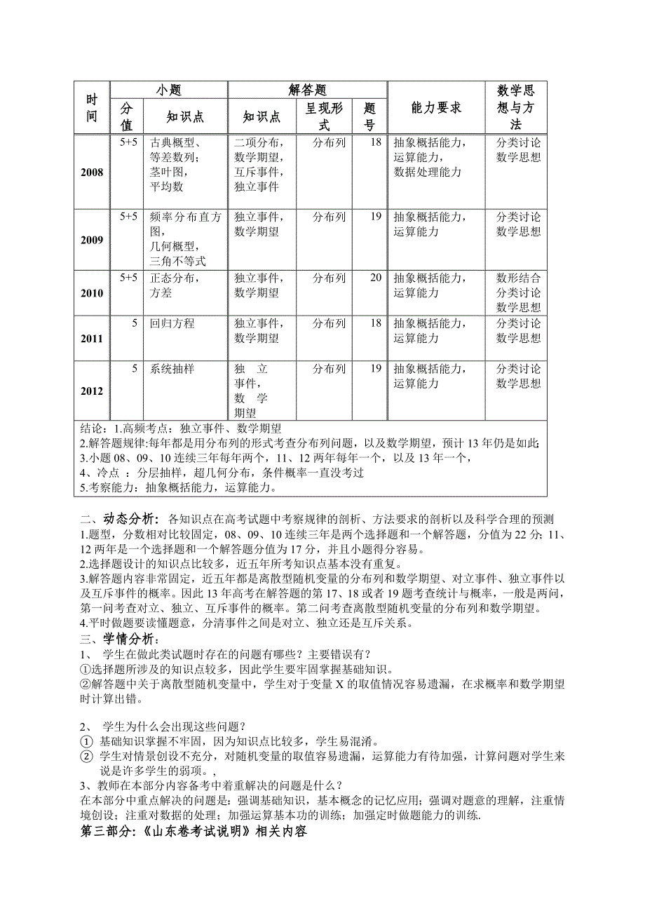 “金字塔备考模式”―概率统计高三天中_第3页