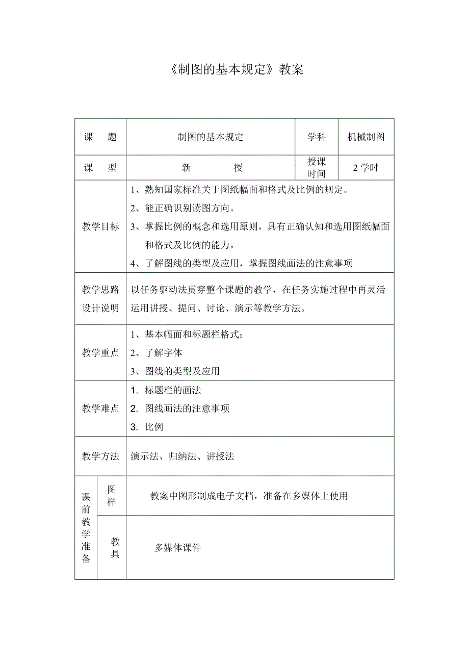 制图的基本规定教案_第1页