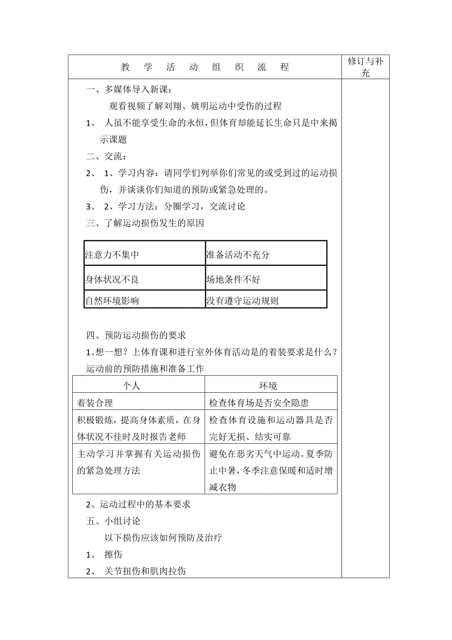 罗杰常见运动损伤的预防及处理教案.doc_第2页