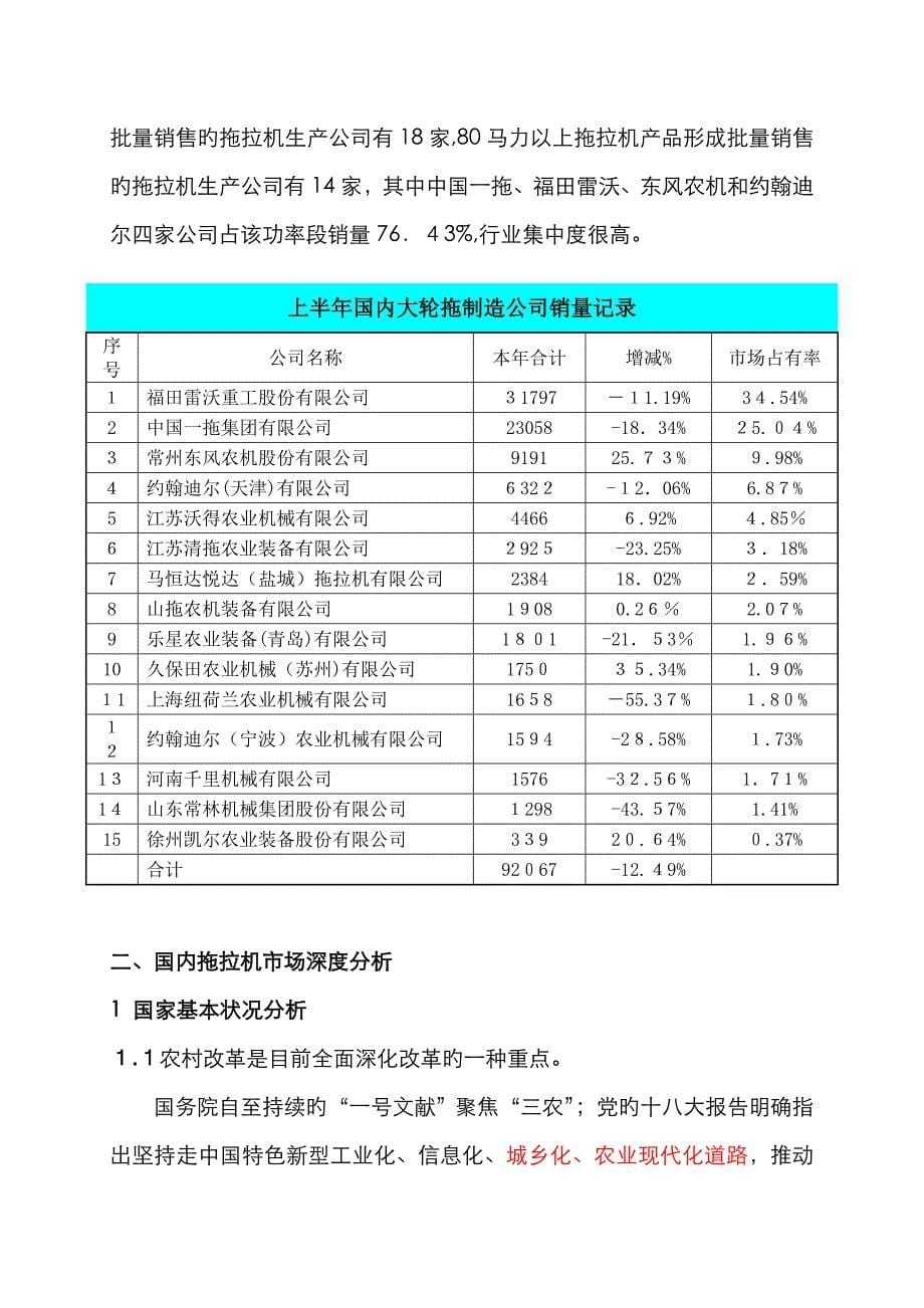 农用拖拉机转向驱动桥市场分析_第5页