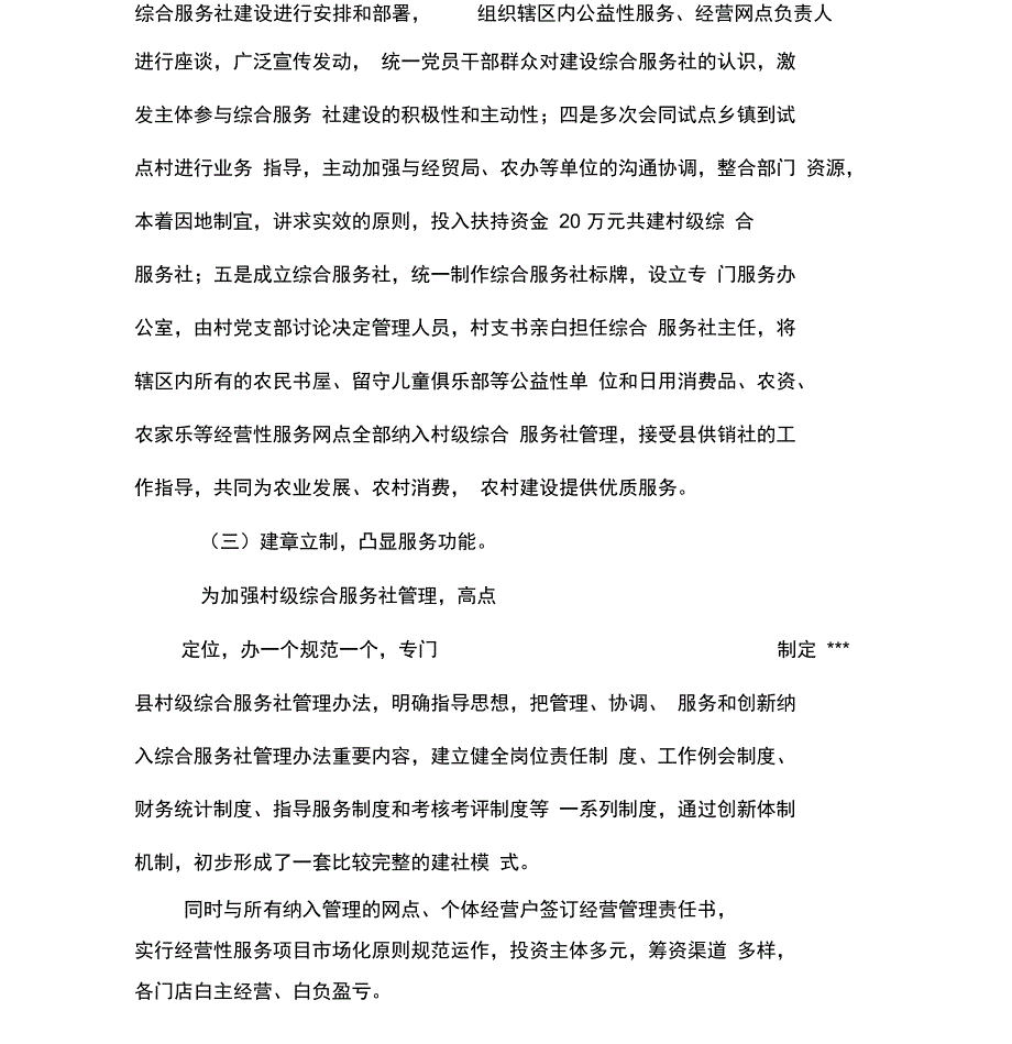 供销社综合服务社典型材料_第3页