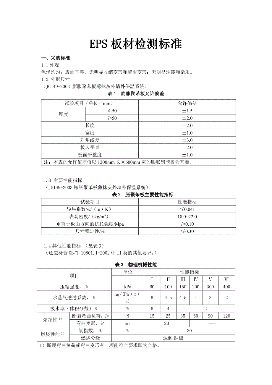 EPS板材检测标准_第1页