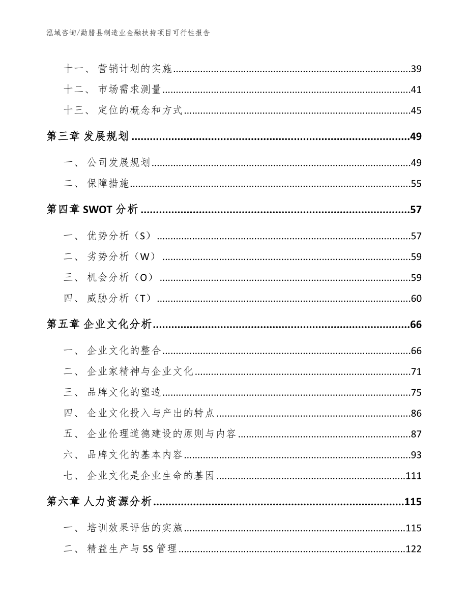 勐腊县制造业金融扶持项目可行性报告【参考模板】_第2页