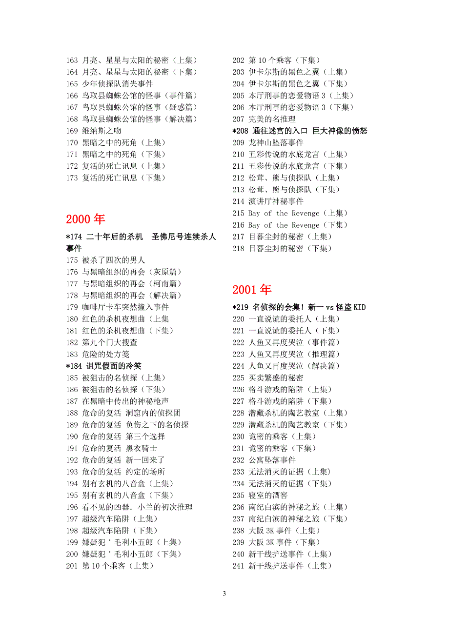 名侦探柯南--目录(全).doc_第3页