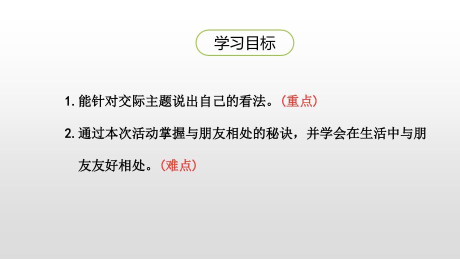 人教部编版四年级下册语文口语交际朋友相处的秘诀ppt课件_第3页