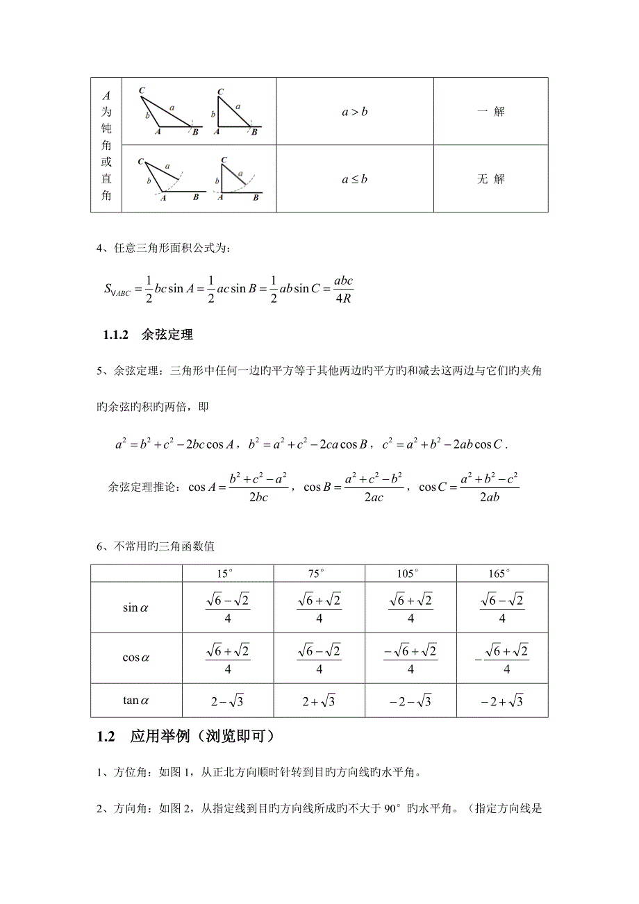 2023年高中数学必修五知识点整理经典最全版.doc_第2页