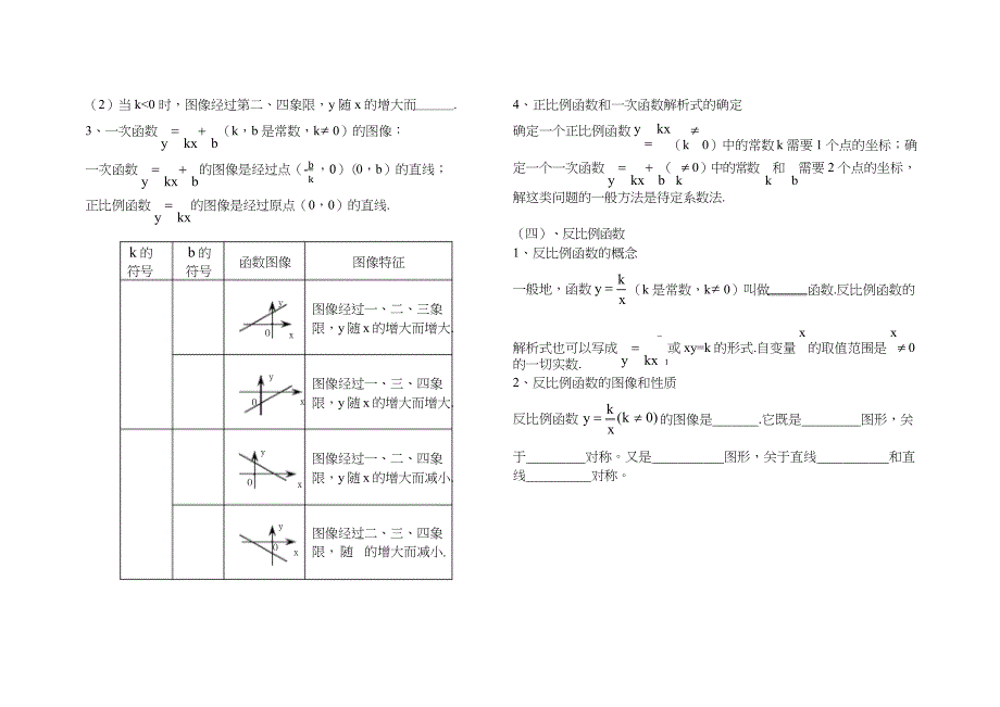 (完整版)华东师大版八年级数学下册知识点总结_第3页