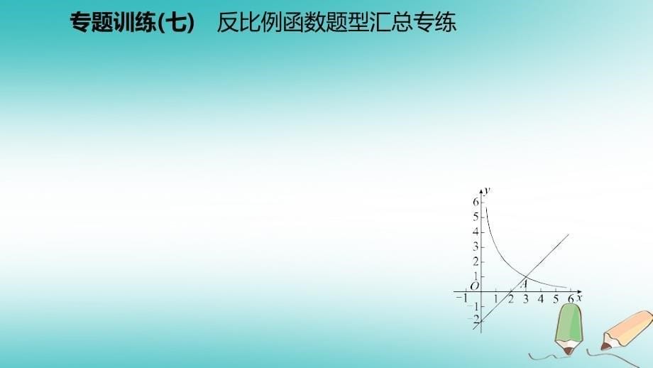 2018年秋九年级数学上册 第六章 反比例函数专题训练（七）反比例函数题型汇总专练习题课件 （新版）北师大版_第5页