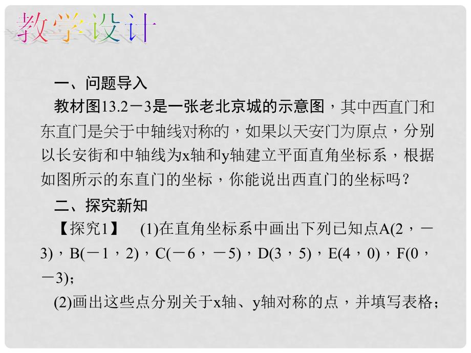 八年级数学上册 13.2.2 用坐标表示轴对称教学课件 （新版）新人教版_第4页