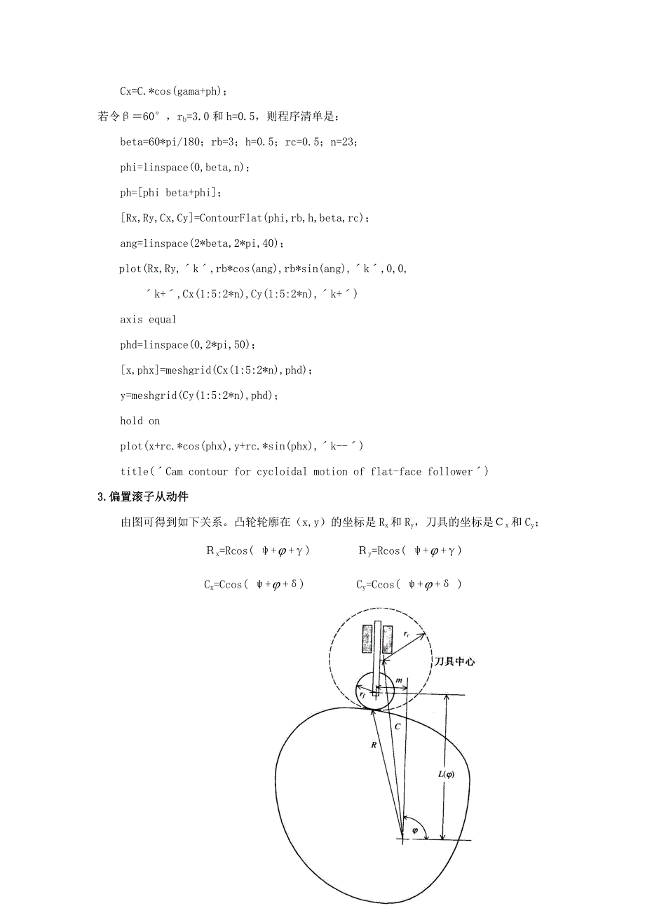 凸轮廓线设计MATLAB程序.doc_第5页