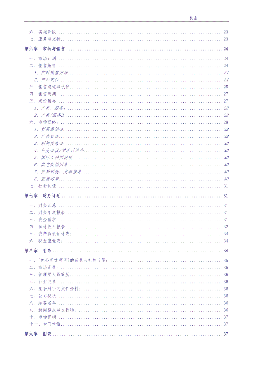 商業計劃書模版6 (3)（天选打工人）.docx_第3页