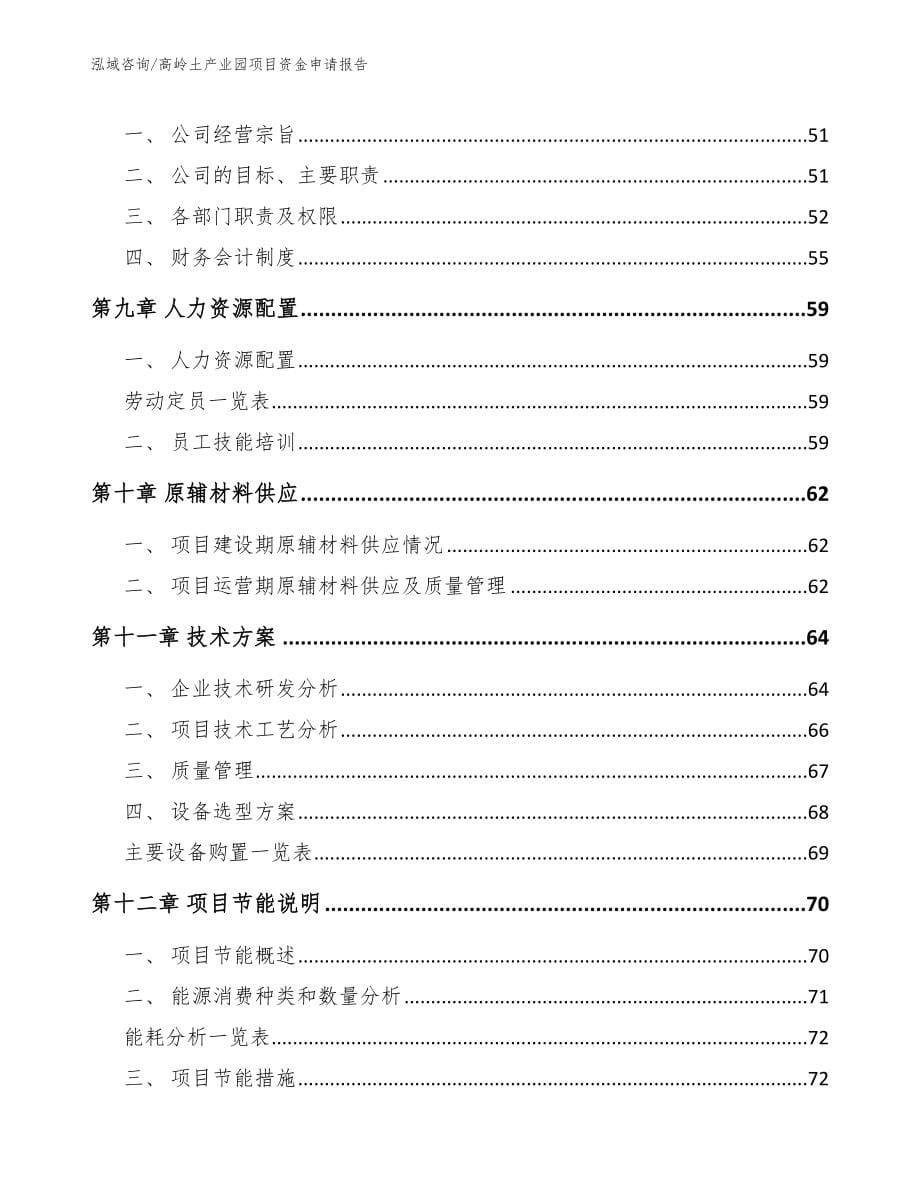 高岭土产业园项目资金申请报告_第5页