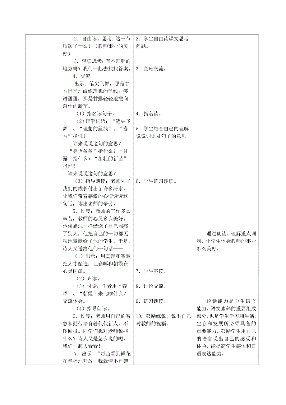 4上1《老师您好》第二课时课案.doc_第2页