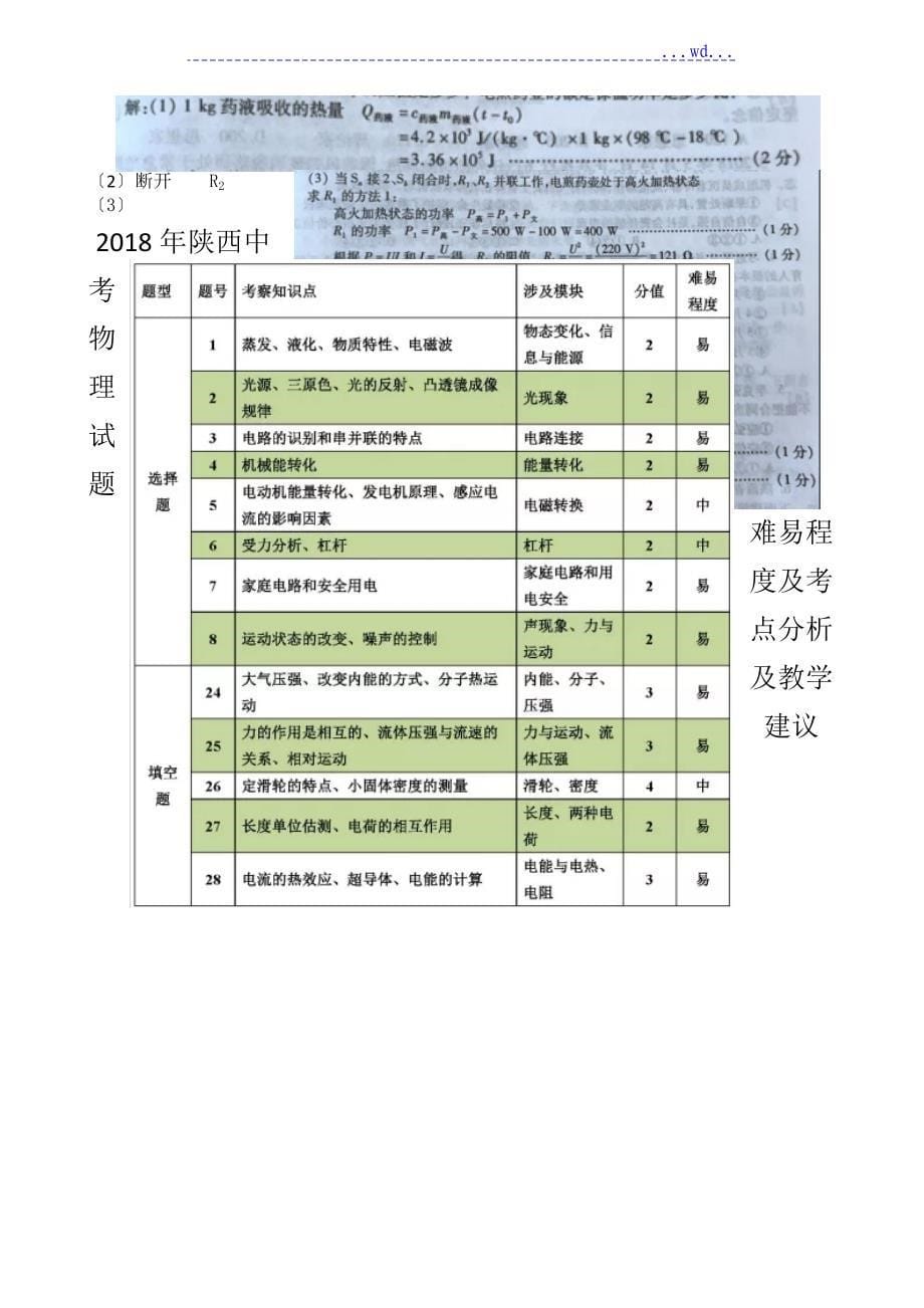 2018年xx省中考物理试题卷与答案（a卷）_第5页