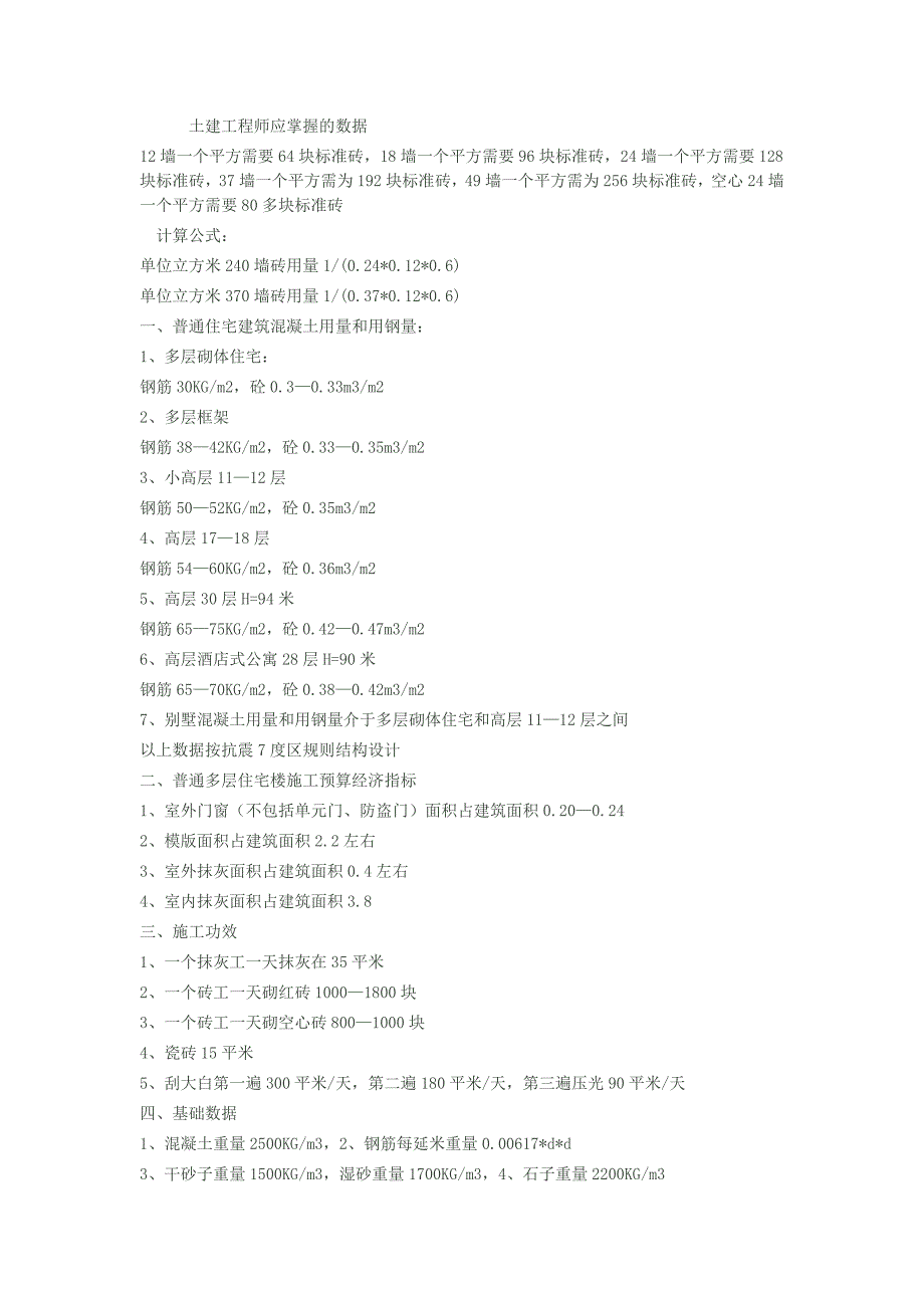 土建工程师面试必备.doc_第1页