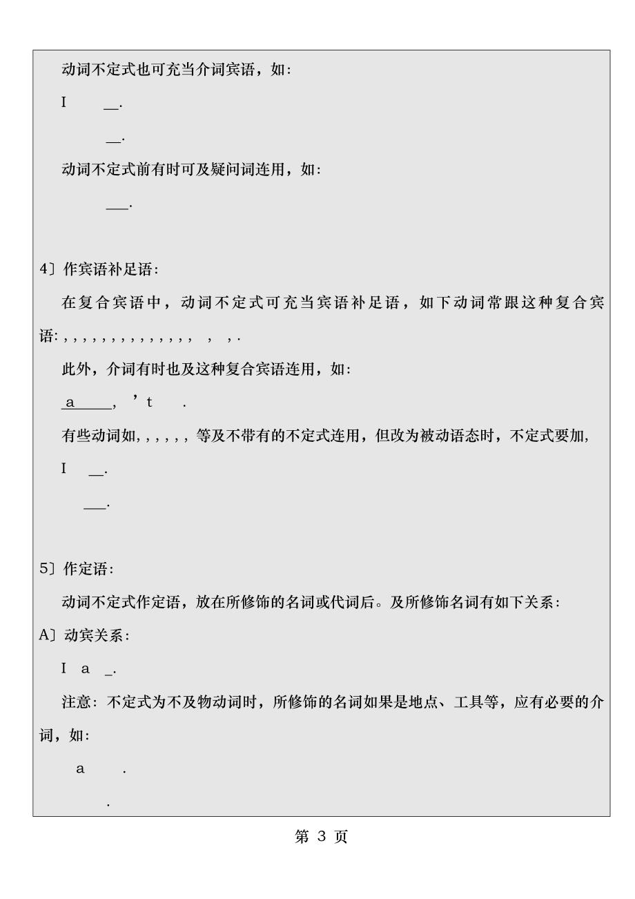 不定式和动名词用法复习_第3页