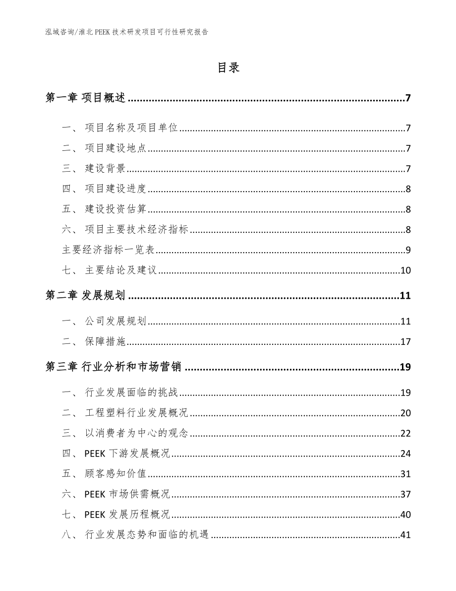 淮北PEEK技术研发项目可行性研究报告_第1页