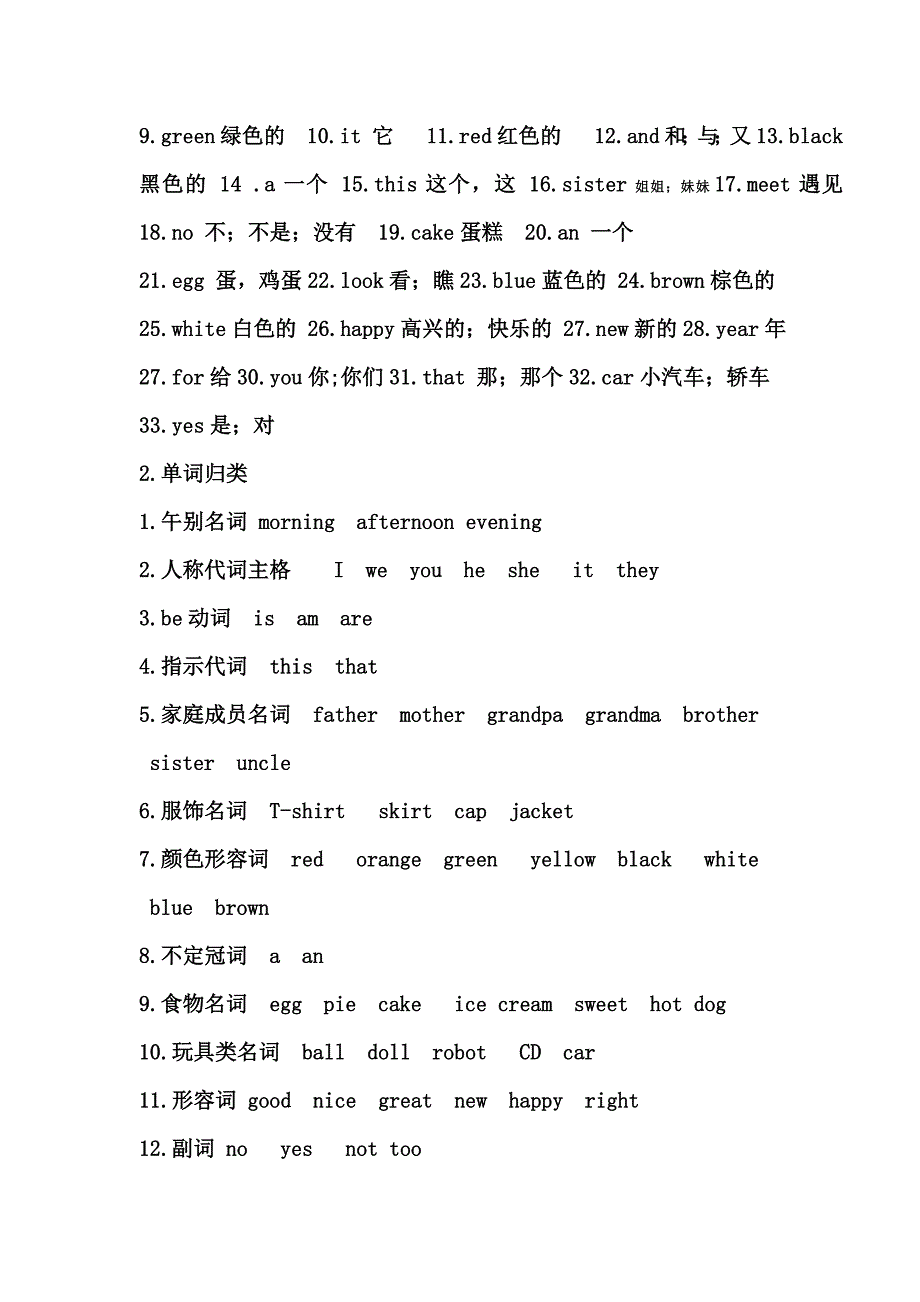 三年级英语上册总结译林版_第2页