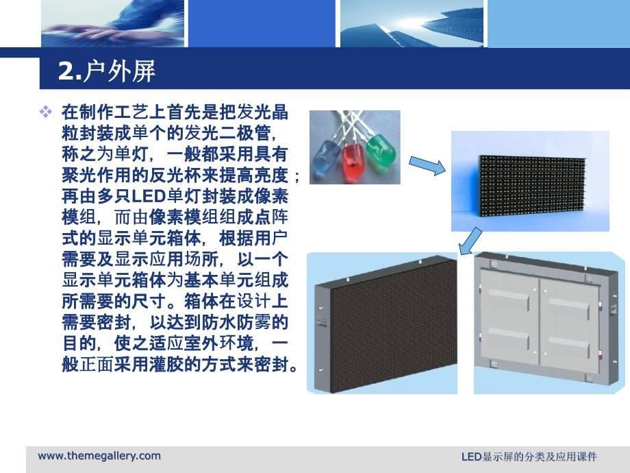 LED显示屏的分类及应用课件_第5页