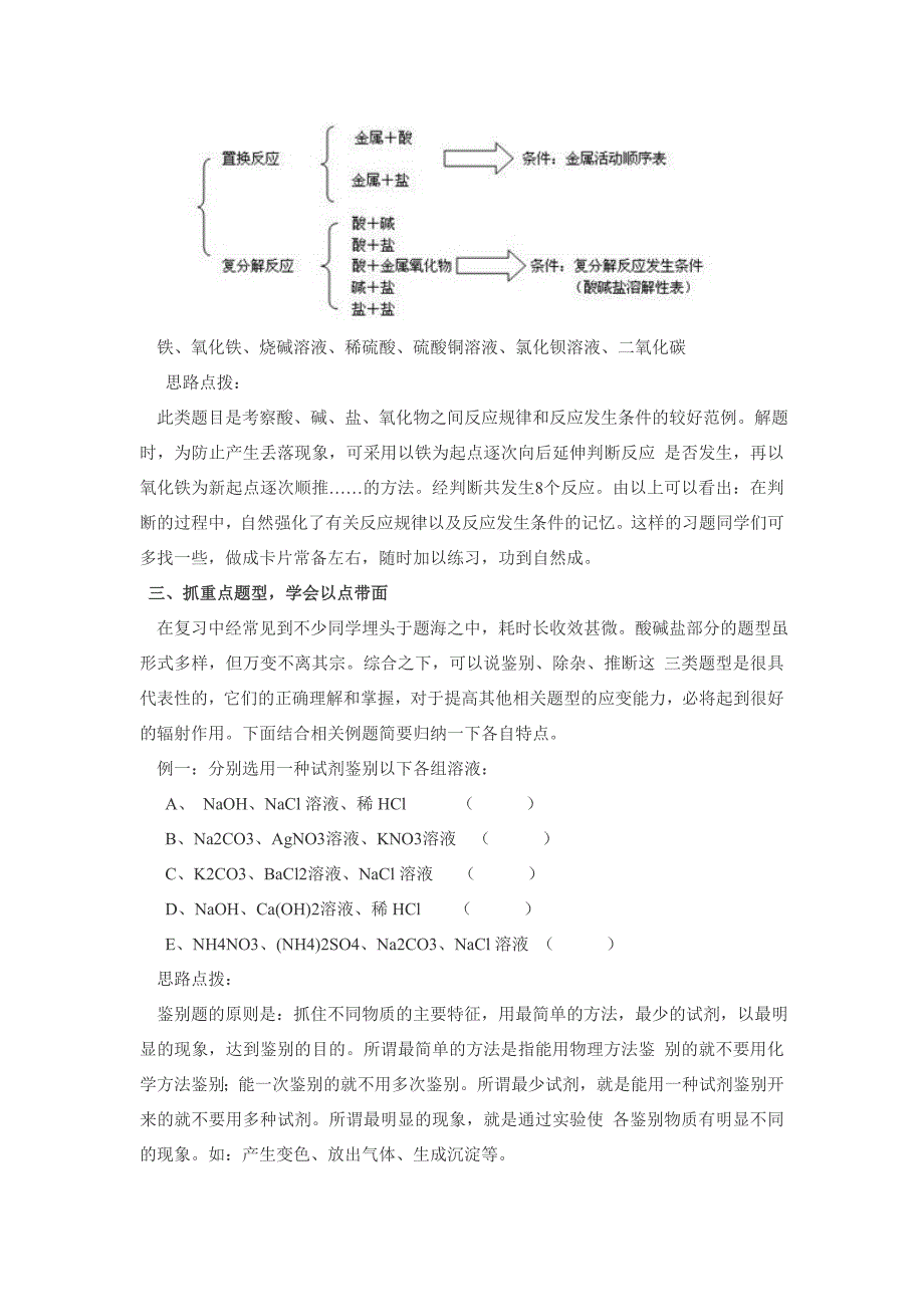 初三化学酸碱盐学习难点突破_第2页