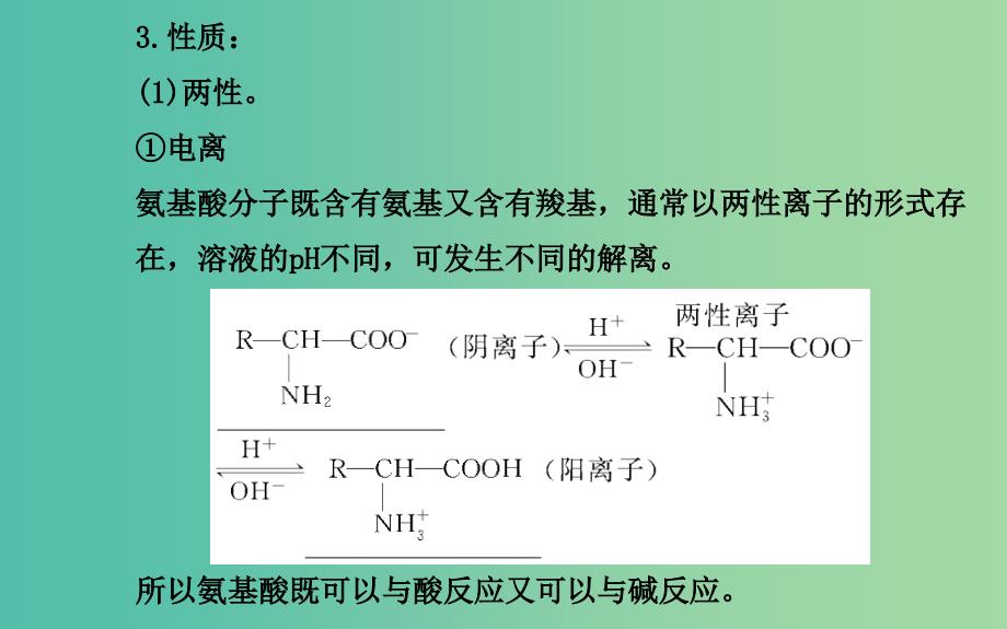 高中化学 2.4.2 氨基酸和蛋白质课件 鲁科版选修5.ppt_第4页