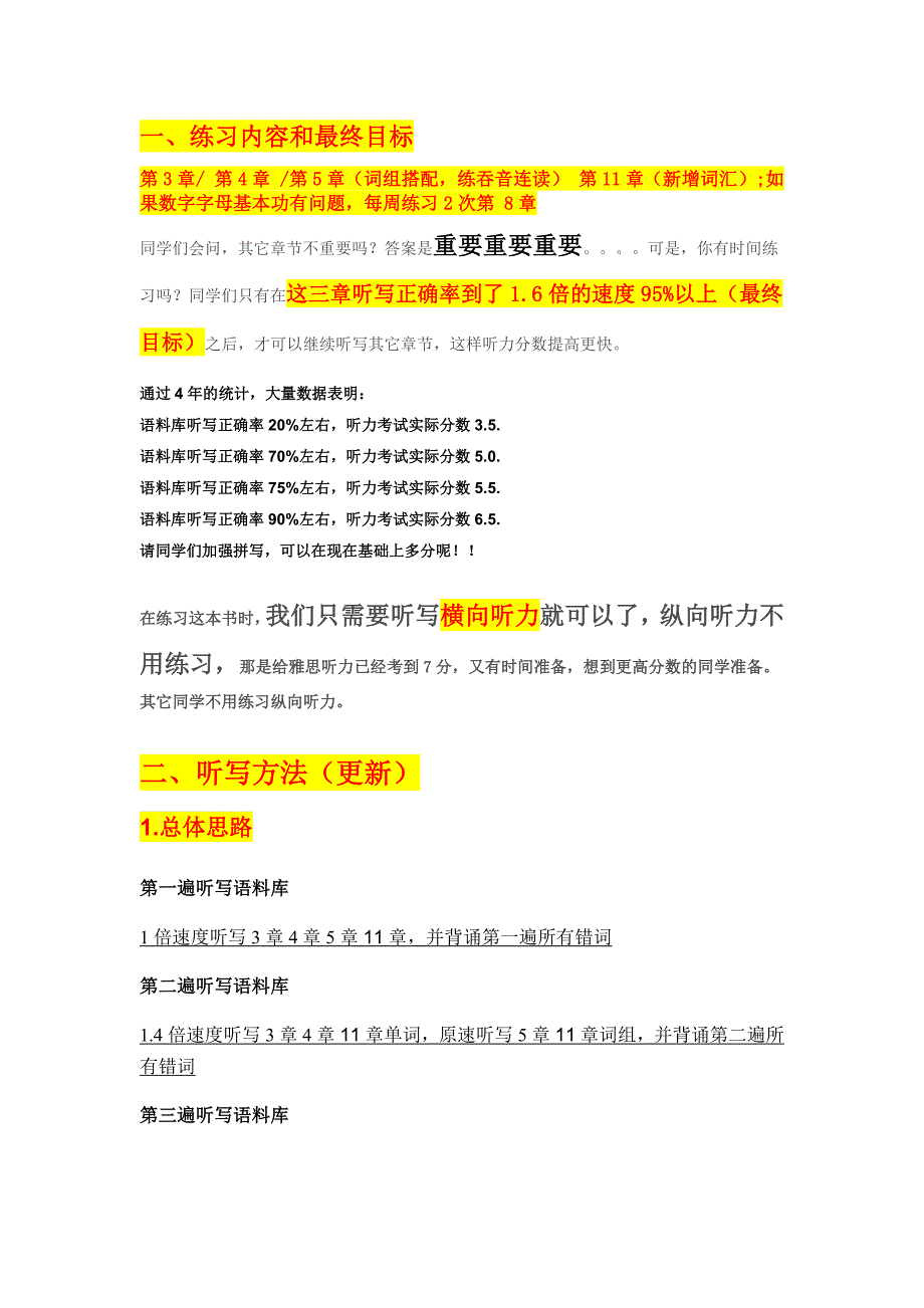 2023年王陆听力真题语料库使用方法精华_第1页