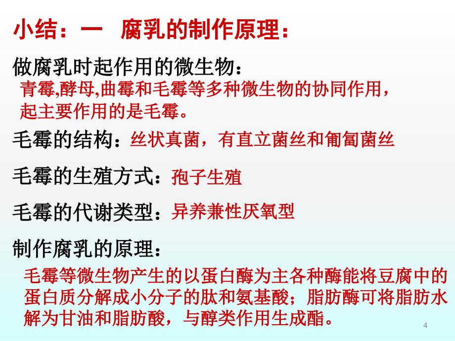 高二生物腐乳的制作ppt课件_第4页