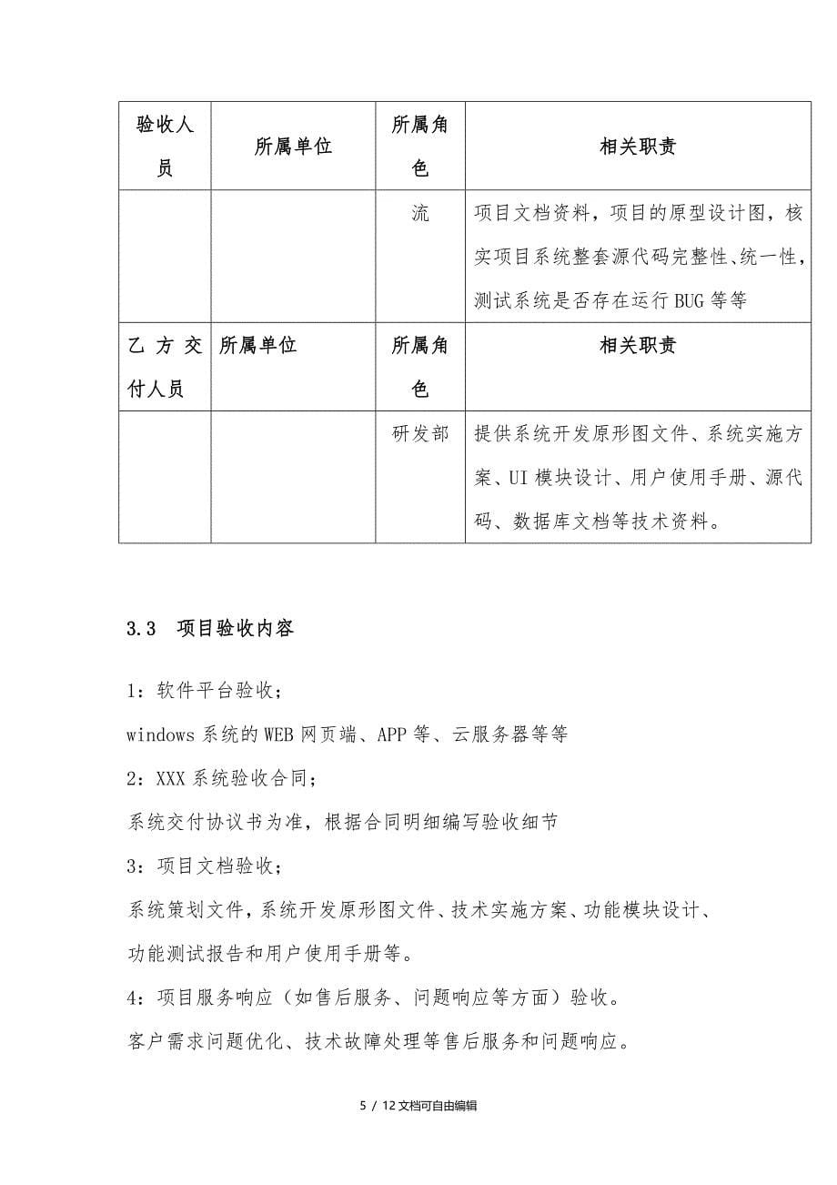 软件系统项目验收报告_第5页