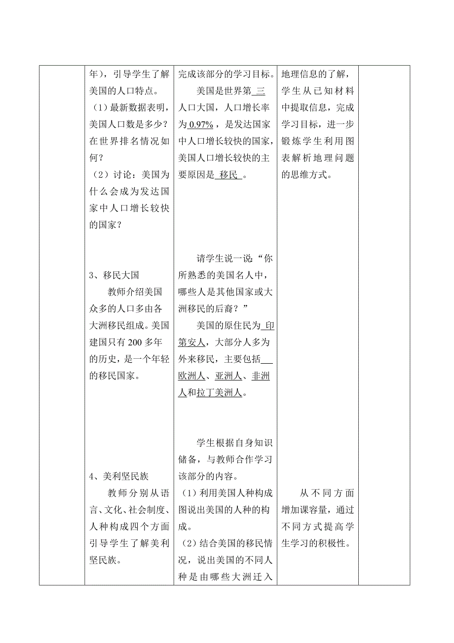 中学教师备课教案[七年级地理 美国]_第3页