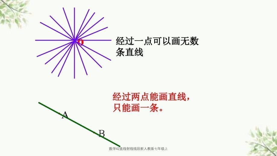 数学42直线射线线段新人教版七年级上课件_第5页