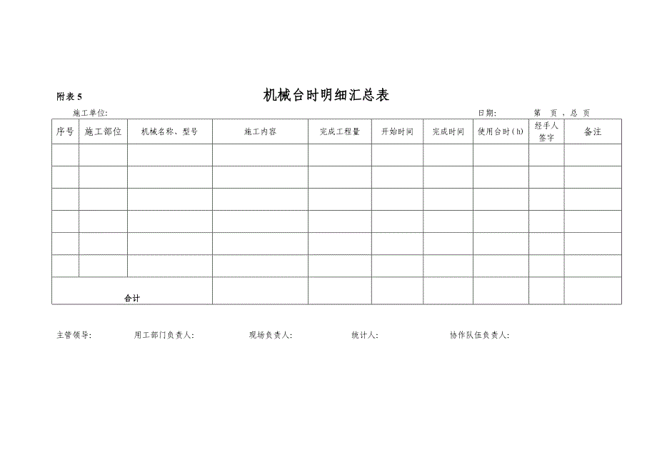 标准化机械台班统计表_第2页