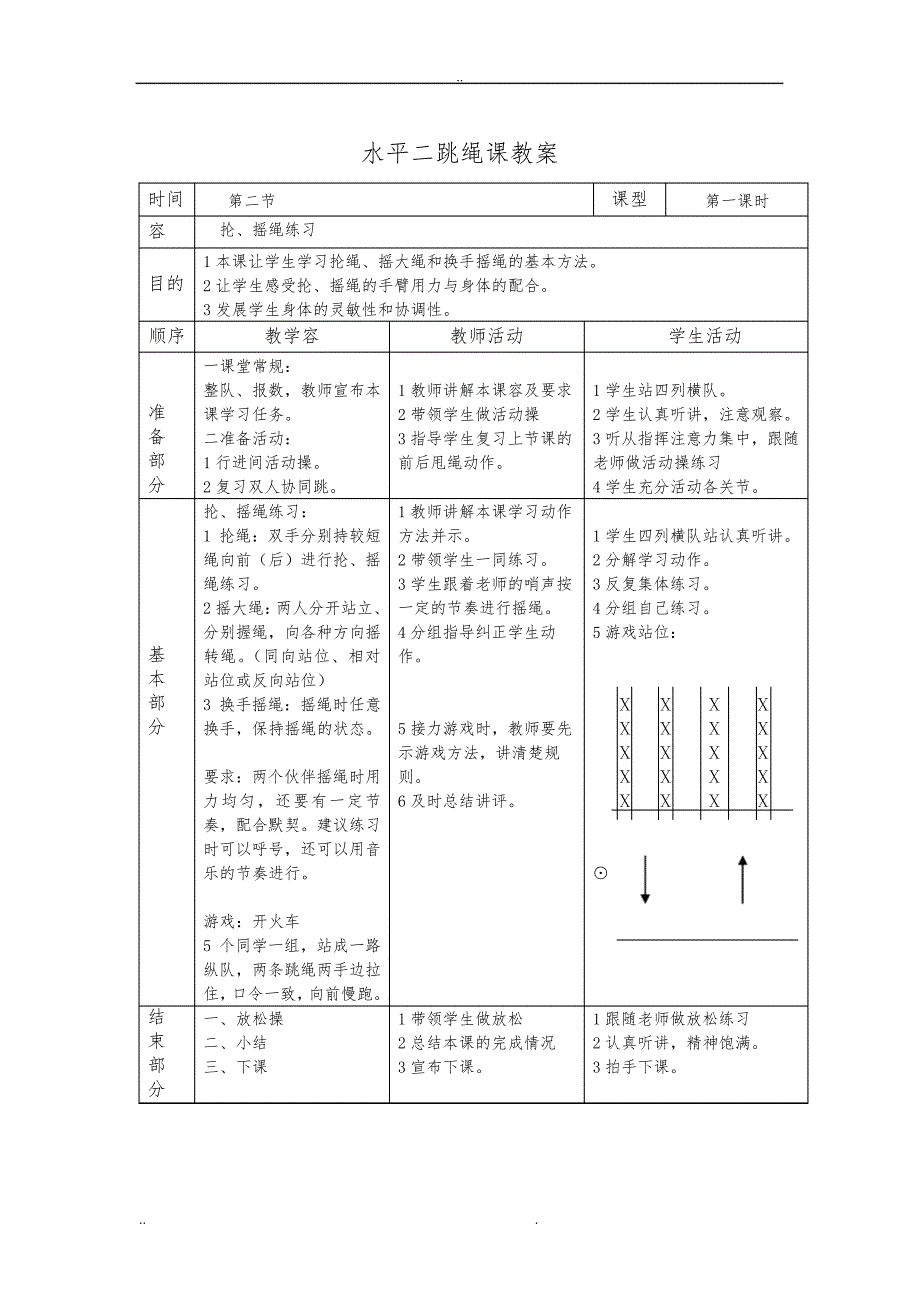 水平二跳绳课教(学)案15256_第3页