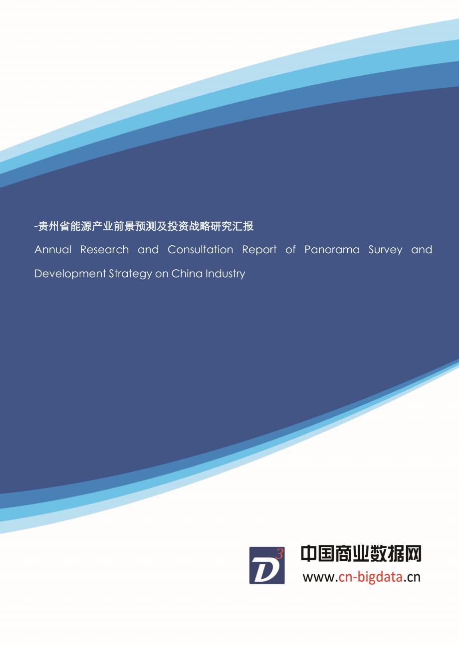 贵州省能源产业发展前景预测_第1页
