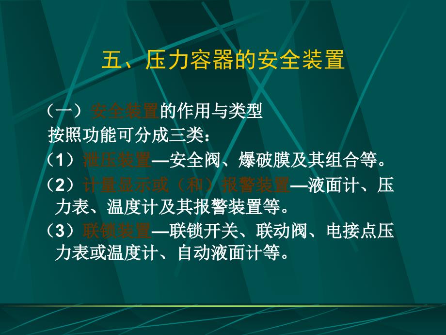 压力容器安全泄放装置_第1页