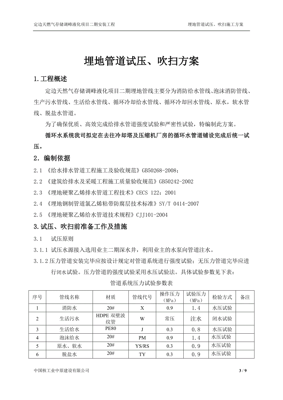 埋地管道试压方案_第3页