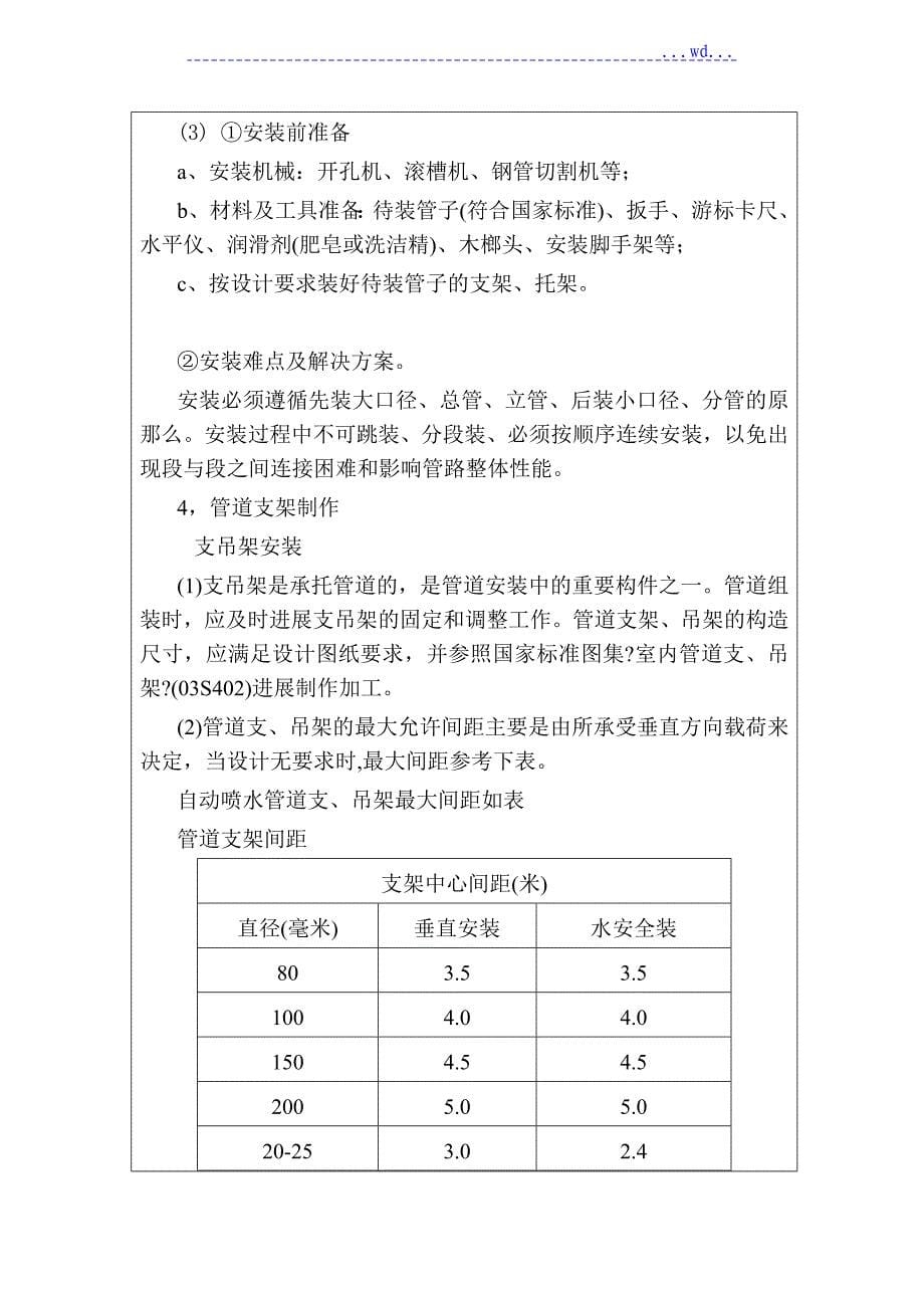 自动喷水灭火系统技术交底记录大全_第5页