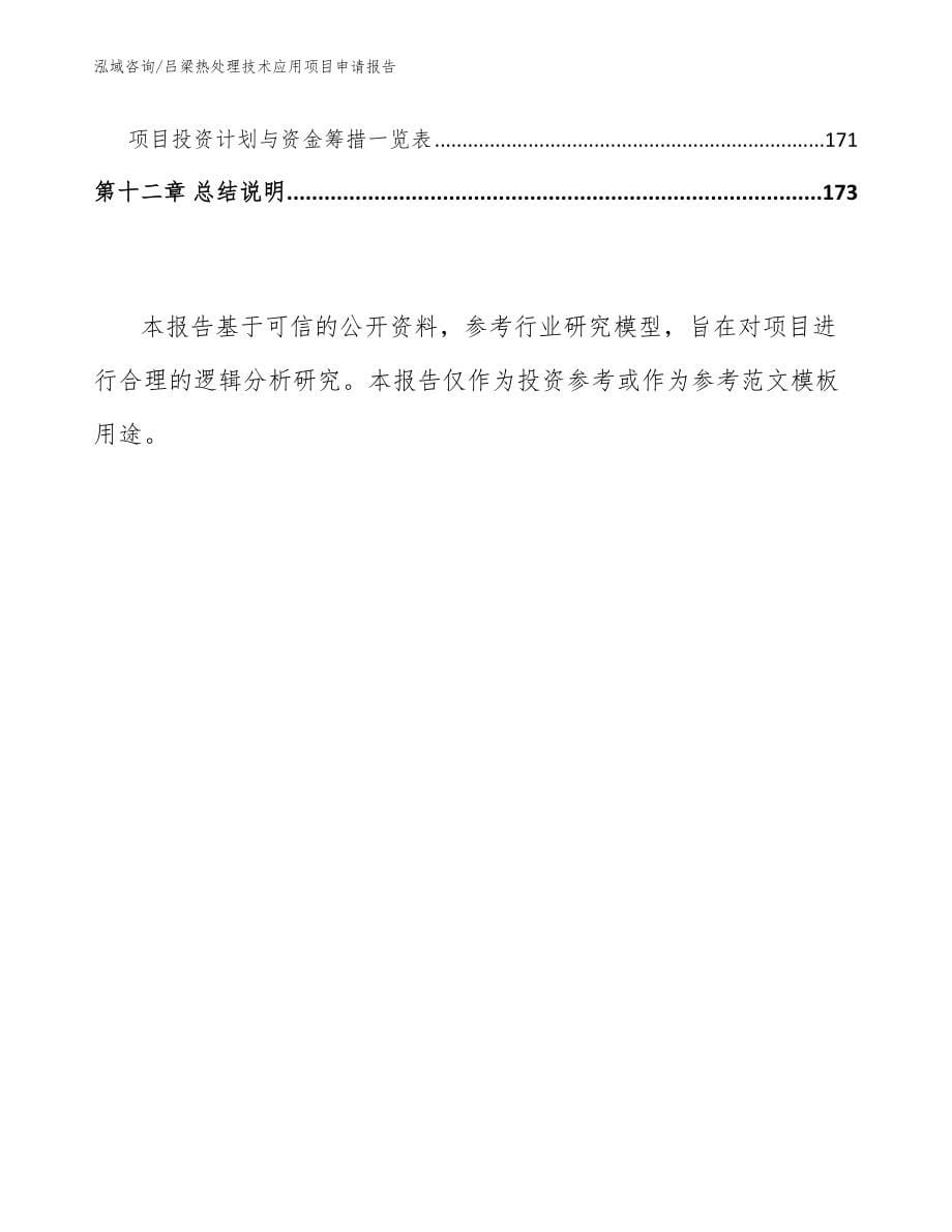 吕梁热处理技术应用项目申请报告模板_第5页