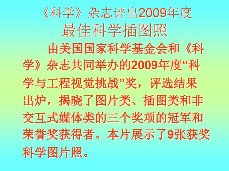 科学杂志评出9度最佳科学插图照_第1页