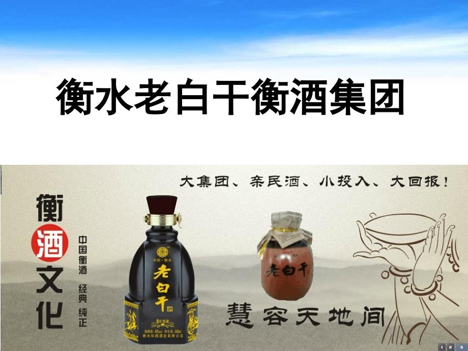 衡水老白干衡酒集团产品资料123_第1页