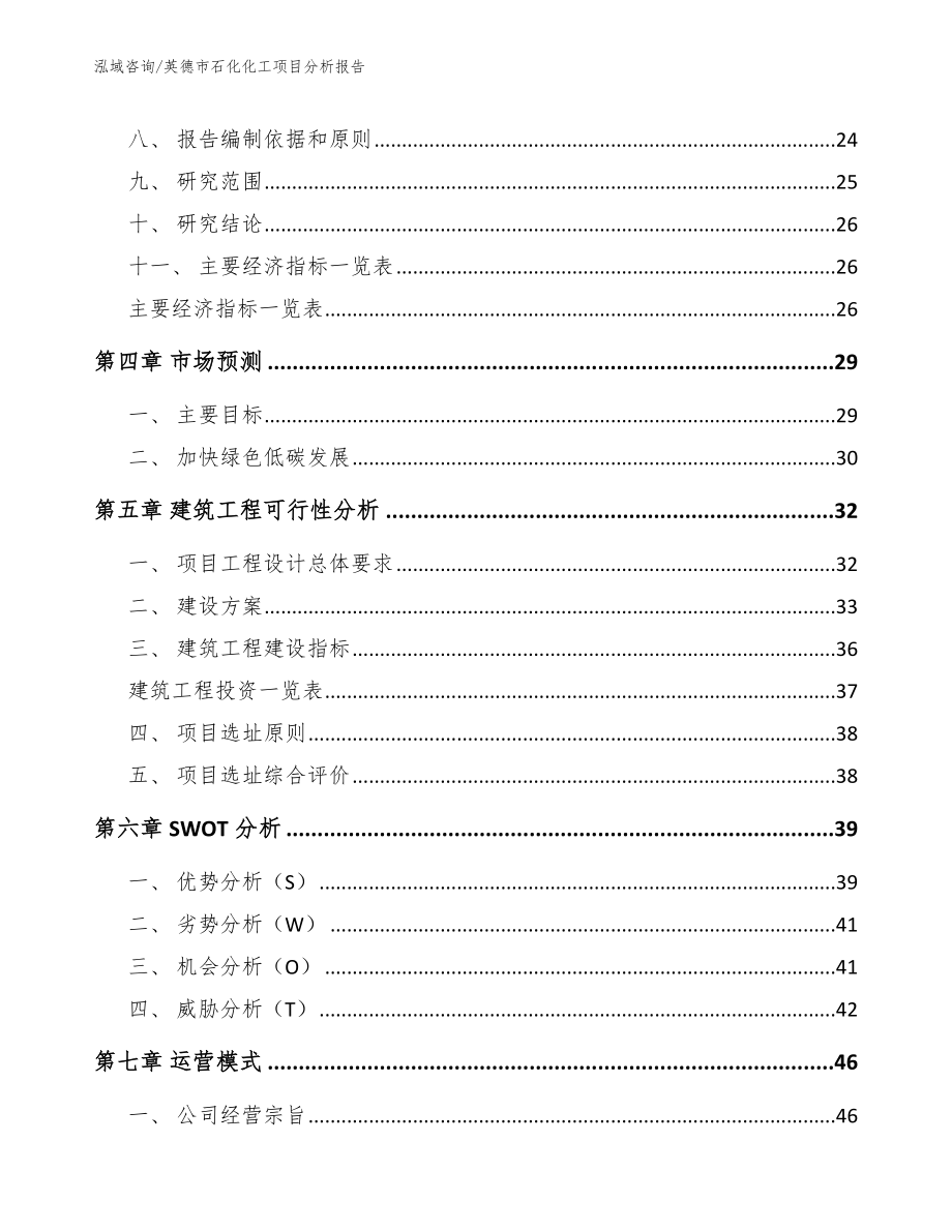 英德市石化化工项目分析报告（参考模板）_第3页