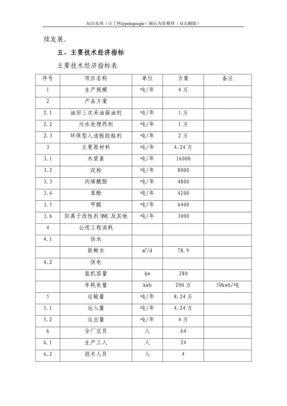 用木质素替代石油树脂生产天然高分子树脂项目可行性研究报告(优秀甲级资质可研报告)_第5页