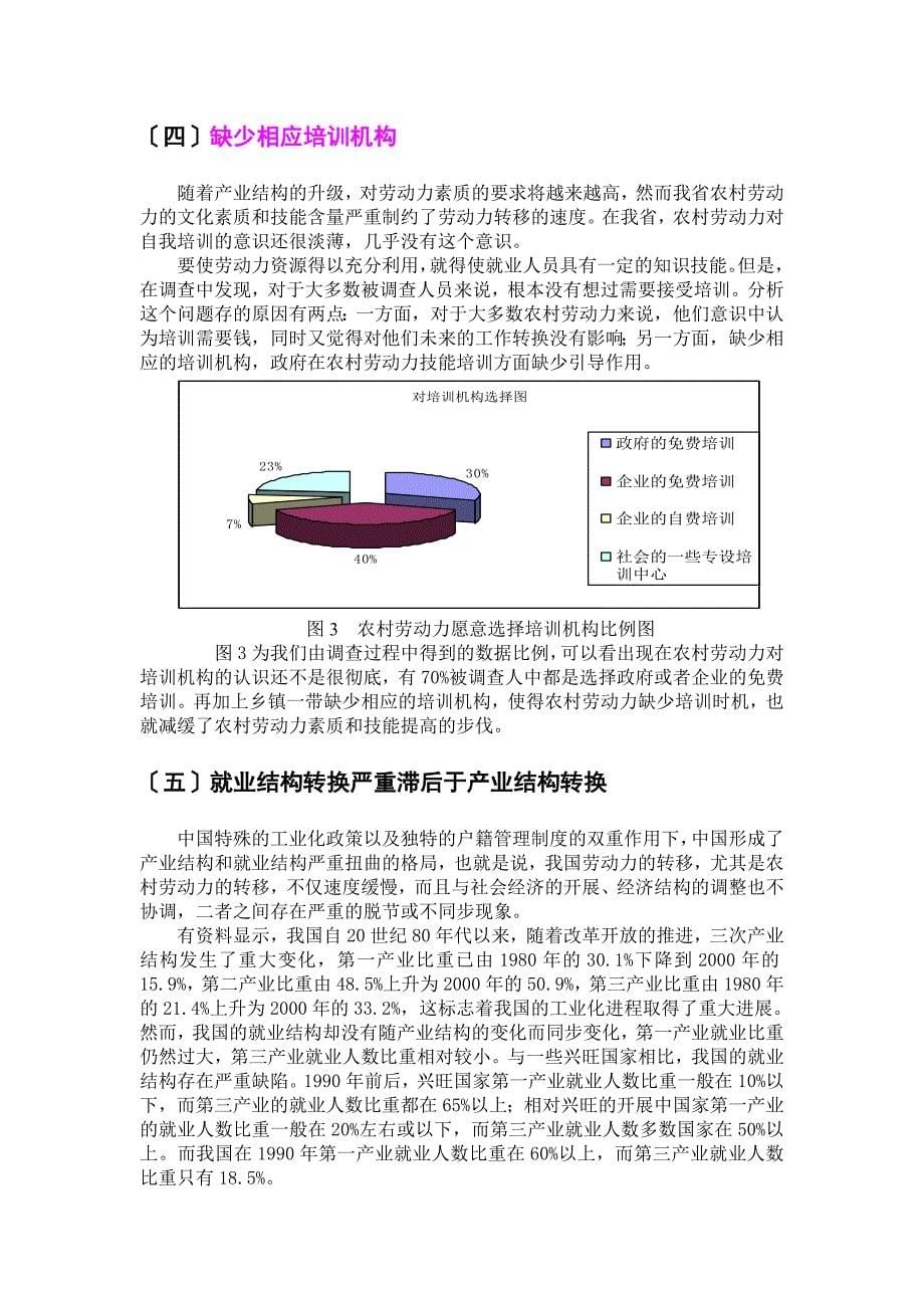 对黑龙江省农村剩余劳动力转移的研究分析_第5页