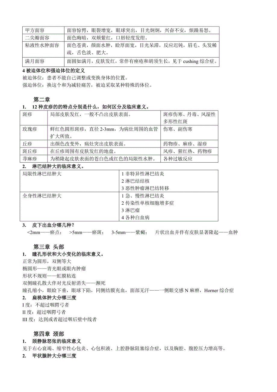 诊断学复习习题_第3页