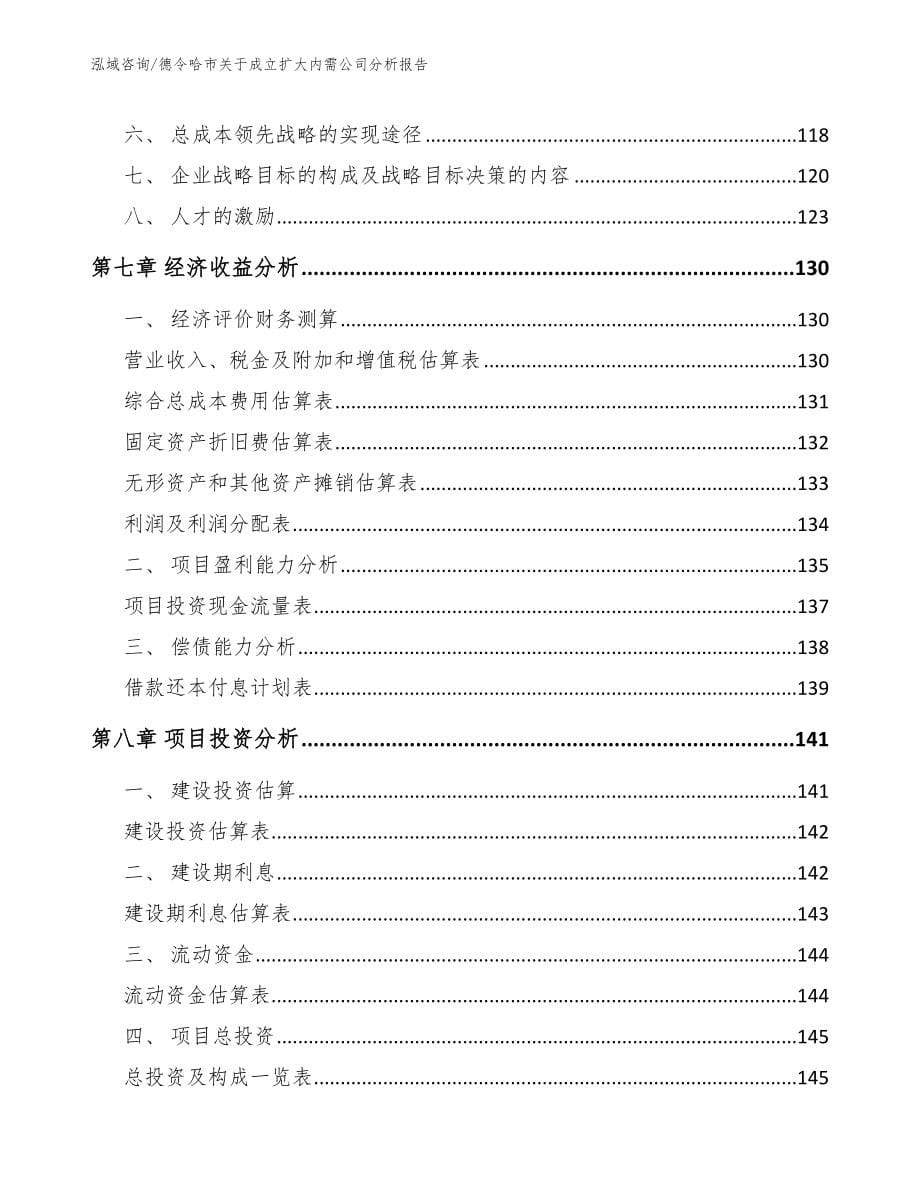 德令哈市关于成立扩大内需公司分析报告_第5页