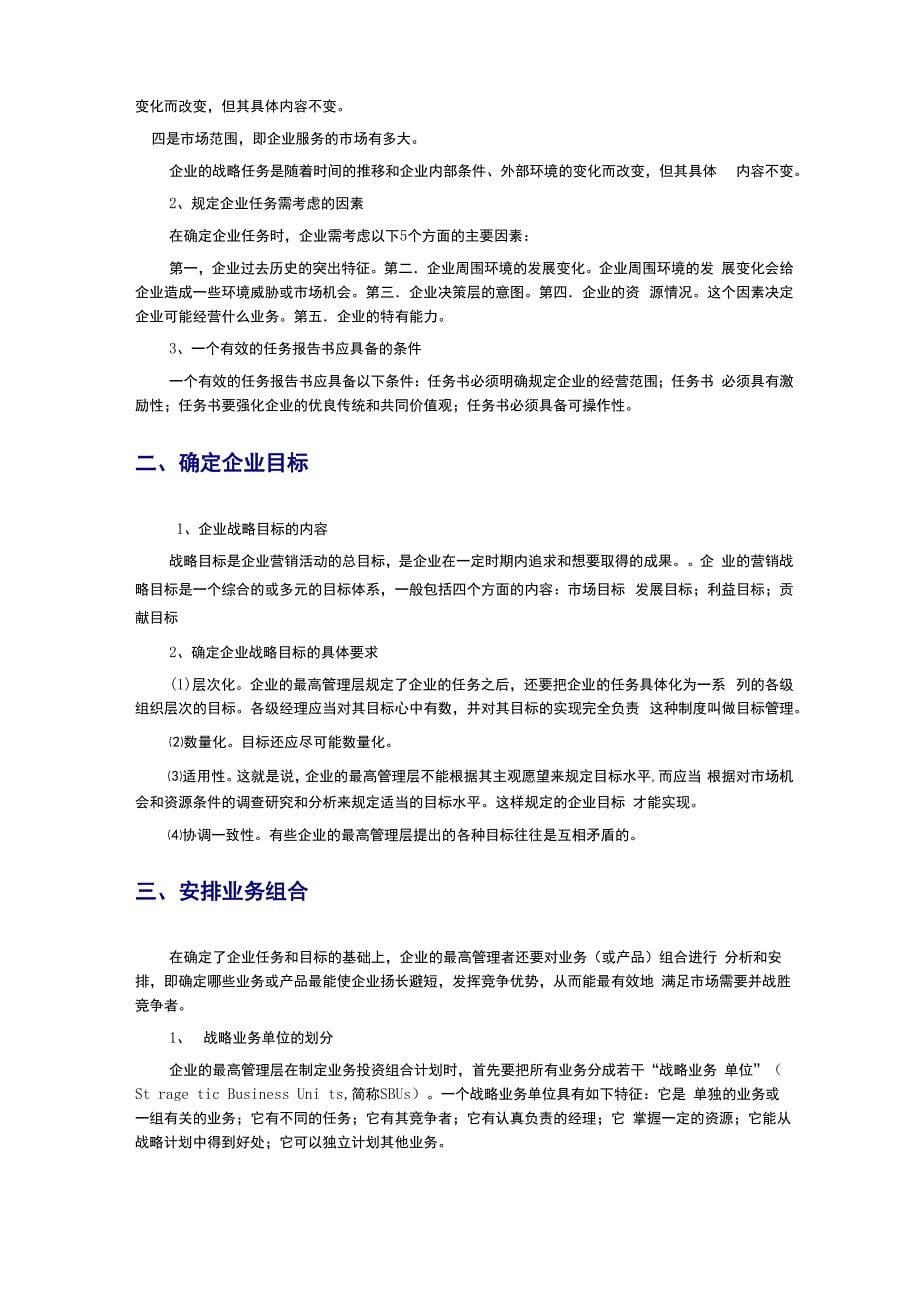 企业战略规划纲要_第5页